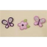 Sugar Plum 3 Piece Mini Sculptured Wall Art