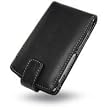 Leather Case for Motorola Q - Flip Type (Black)