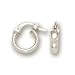 Jewelry : 14k White Simple Hoop Childrens Earrings