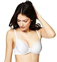 Per Una Memory Foam Floral Lace Padded Underwired B-DD Bra