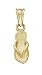 14k Small Flip-Flop Pendant - JewelryWeb