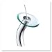 Clear Glass Waterfall Faucet Chrome for Bathroom Vessel Sink / Bowl / Basin