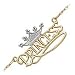 Jewelry : 14kt. Yellow Gold & White Gold, 10" Princess Anklet