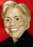 Hillary Clinton Soft Vinyl Halloween Mask - Senator Clinton at the DNC Convention!