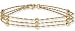 Jewelry : 9.5" Three-Row Beaded Ankle Bracelet