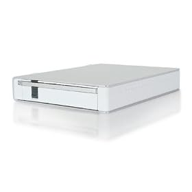 Icy Dock MB559UEA-1S USB2.0/Firewire400 3.5-Inch SATA I/II Hard Drive Enclosure (White)
