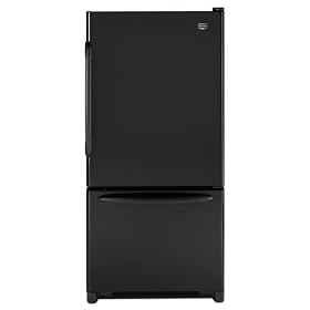 Maytag : MBF2256KEB 22 Cu. Ft. Bottom Freezer Refrigerator - Black