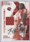 2009 Donruss Rookies and Stars Freshman Orientation Materials Jerseys Autographs #2 - Tyson Jackson/