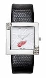 Detroit Red Wings WomenÕs Glamour Watch with Leather Strap