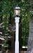 White PVC Lamp Post LP-4 [CAPITOL CITY LUMBER]