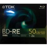 TDK BD-RE Dual Layer Blu Ray Disc, 50gb, 1-Pack (Jewel Case)