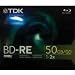 TDK BD-RE Dual Layer Blu Ray Disc, 50gb, 1-Pack (Jewel Case)