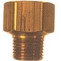 Amflo 364F 1 4 Male NPT to 3 8 Female NPT Brass Bushing Adapter by Amflo