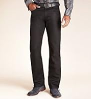 Shorter Length Straight Fit Denim Jeans
