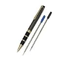 SKILCRAFT - 7520-01-451-2276 - Executive Twist Gun Metal Pen, Black Ink, Medium Point