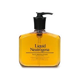 Neutrogena Fragrance Free Liquid Neutrogena, Facial Cleansing Formula, 8-Ounce Pump Bottles (Pack of 3)