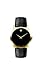 Movado Men's 606086 Museum Black Genuine Leather Strap Watch