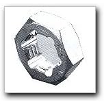 Century Carbon Steel Hexagon Pipe Die - 1 4-18 NPT by Century Drill And Tool