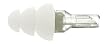 Er20 Etyplug Large Clear Stem/White Tip