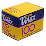 Click here to buy Kodak T-MAX 100 Speed 36 Exposure Professional Black & White 35mm Film by Kodak.
