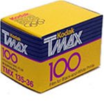 Kodak T-MAX 100 Speed 36 Exposure Professional Black & White 35mm Film