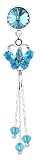 PierceLess belly button ring butterfly