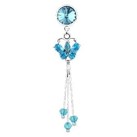 PierceLess belly button ring butterfly by 