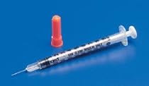 Monoject Rigid Pack Insulin Syringes - 1/2cc Insulin Syringes, 28 Gauge x 1/2' Needle, 100 Unit