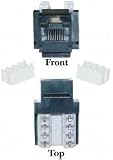 CAT6 Keystone Insert Jack, Black