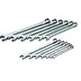 S K Hand Tools SKT86118 13 Piece SuperKrome� Fractional Long Pattern Combination Wrench Set