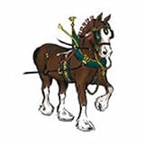 GALLOPING CLYDESDALE Temporary Tattoo 2x2