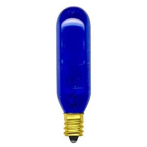 Blue Transparent Bulb Can Be Used For Accent, Mood or Novelty Lighting (Pkg 20) by 