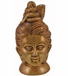 Radhika Online collectibles~Lord Shiva's brass head~hindu diety ganesh~Home decore with Low Price