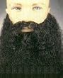 Curly Beard w/ Attached Moustashe