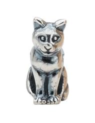 Kera Sterling Silver Cat Slider Bead
