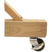 Casters for Reversible Chalkboard, 2 Locking, 2 Non-Locking, 4/Set QRT9500