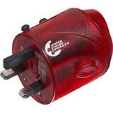 Swiss Travel Products World Power Adaptor (Red)