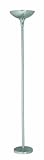 Servo Fluorescent Torchiere Lamp in Polished Steel