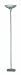 Servo Fluorescent Torchiere Lamp in Polished Steel