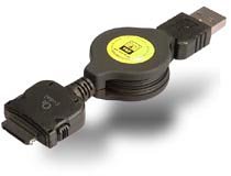 Childrens Toyshop  Third Party New : Sony Clie TJ Retractable USB Sync & Charge Cable