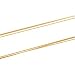 14K Yellow Gold Solid Three Strand Spiral Chain - 17 inches