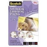 Laminating Sheets, Photo Safe, Two Sided, 4x6, Clear (MMMPL900)