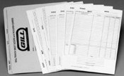Track and Field Meet Record Cards
