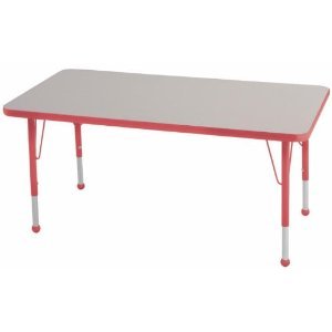 24x48 Rectangular Adjustable Activity Table (15