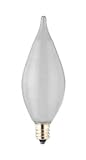 Bulbrite 430060 - 60C11S - 60 Watt C11 Light Bulb, Satin Finish