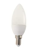 Lighting EVER T2 2 Watt LED Candle Light, Replace 20W Incandescent Bulb, E12 Candelabra, Samsung LED, Chandelier, Wall Lights
