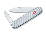 Victorinox Swiss Army Pioneer Settler Pocket Knife (Silver Alox Ribbed)