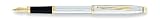 Cross Century II Medalist Fountain Pen - Silver/Gold, Fine Nib 3309-FF