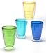 Kitchen & Housewares : Tropix Cool Rainbow Set of 4 16oz Tumblers