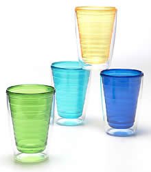 Childrens Toyshop  Kitchen & Housewares : Tropix Cool Rainbow Set of 4 16oz Tumblers